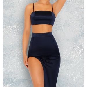 Oh Polly Satin Two Piece
